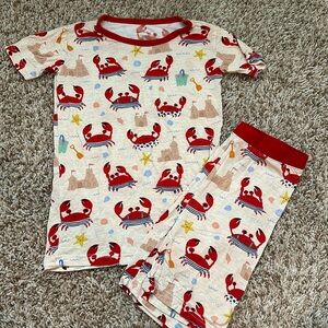 Crab Print Little Sleepies